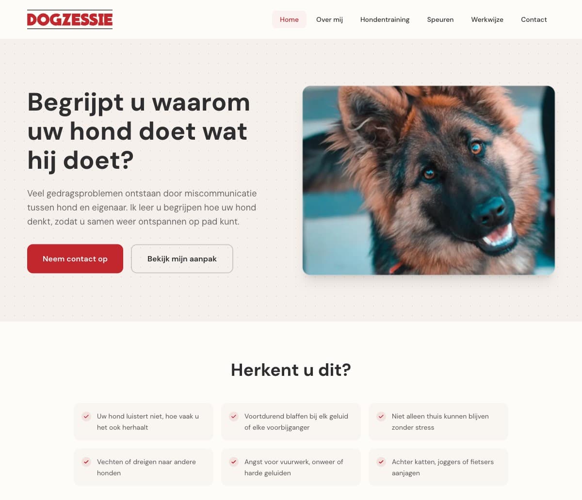 Screenshot van Dogzessie