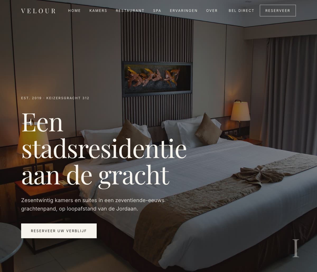 Screenshot van Velour Hotel