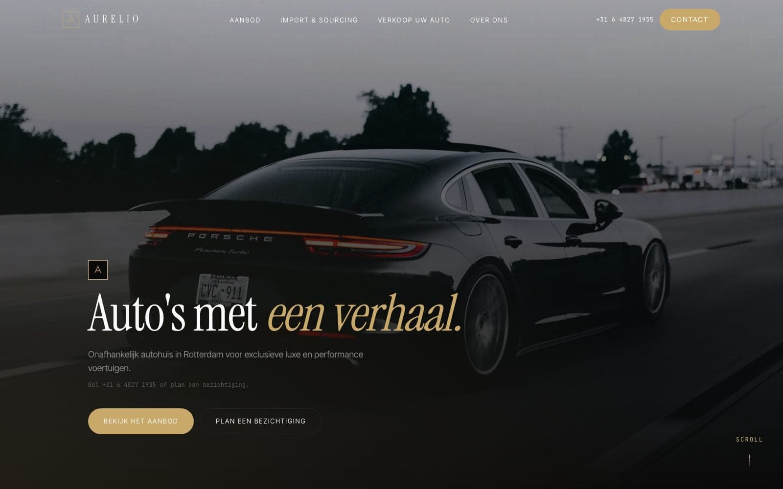 Screenshot van Aurelio Automotive