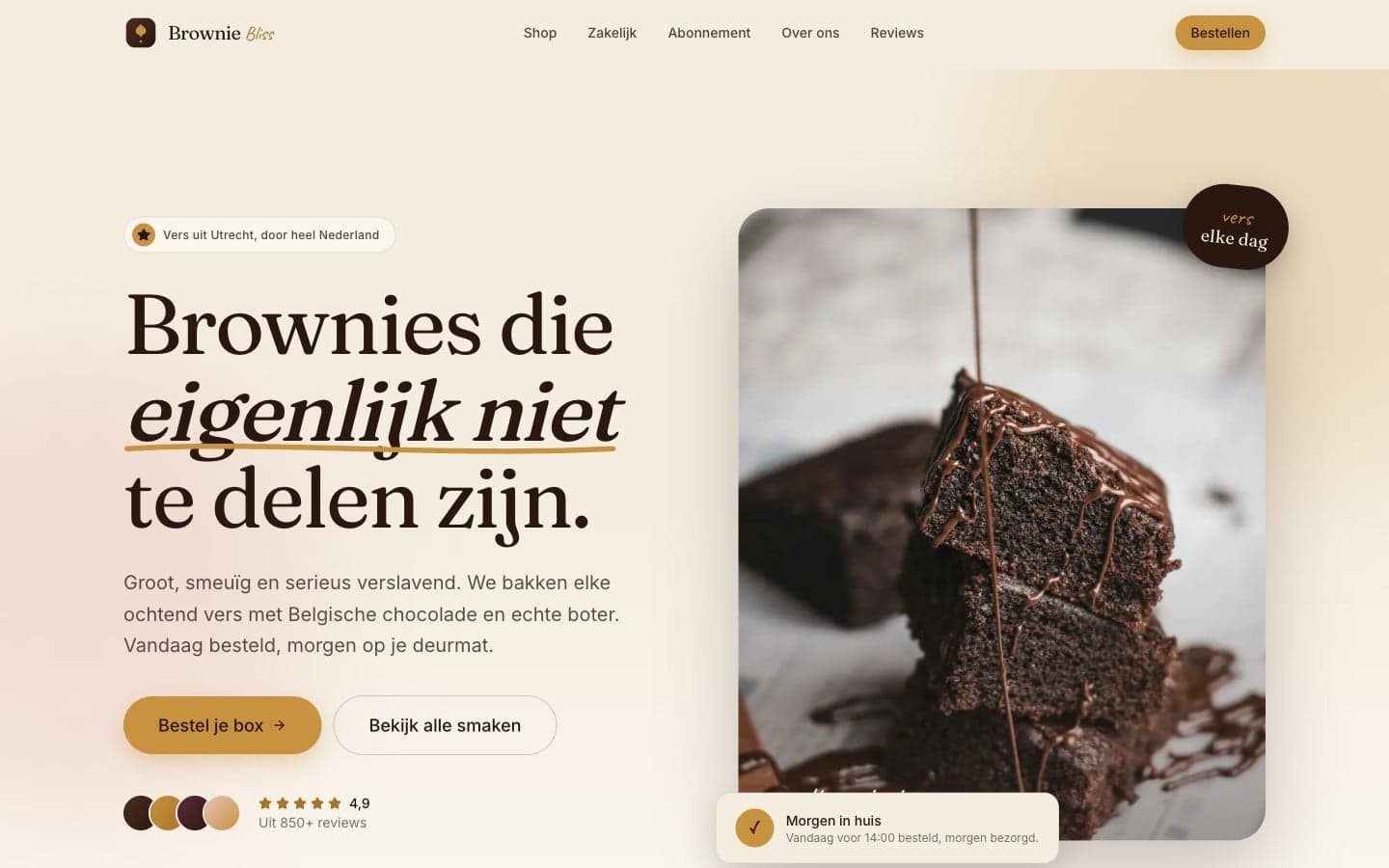 Screenshot van Brownie Bliss