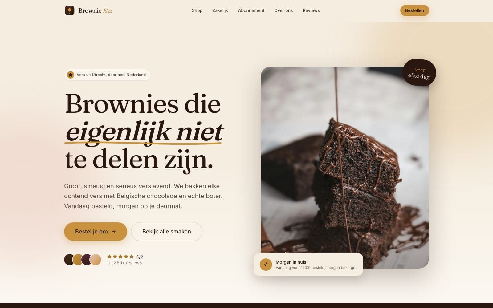 Screenshot van Brownie Bliss